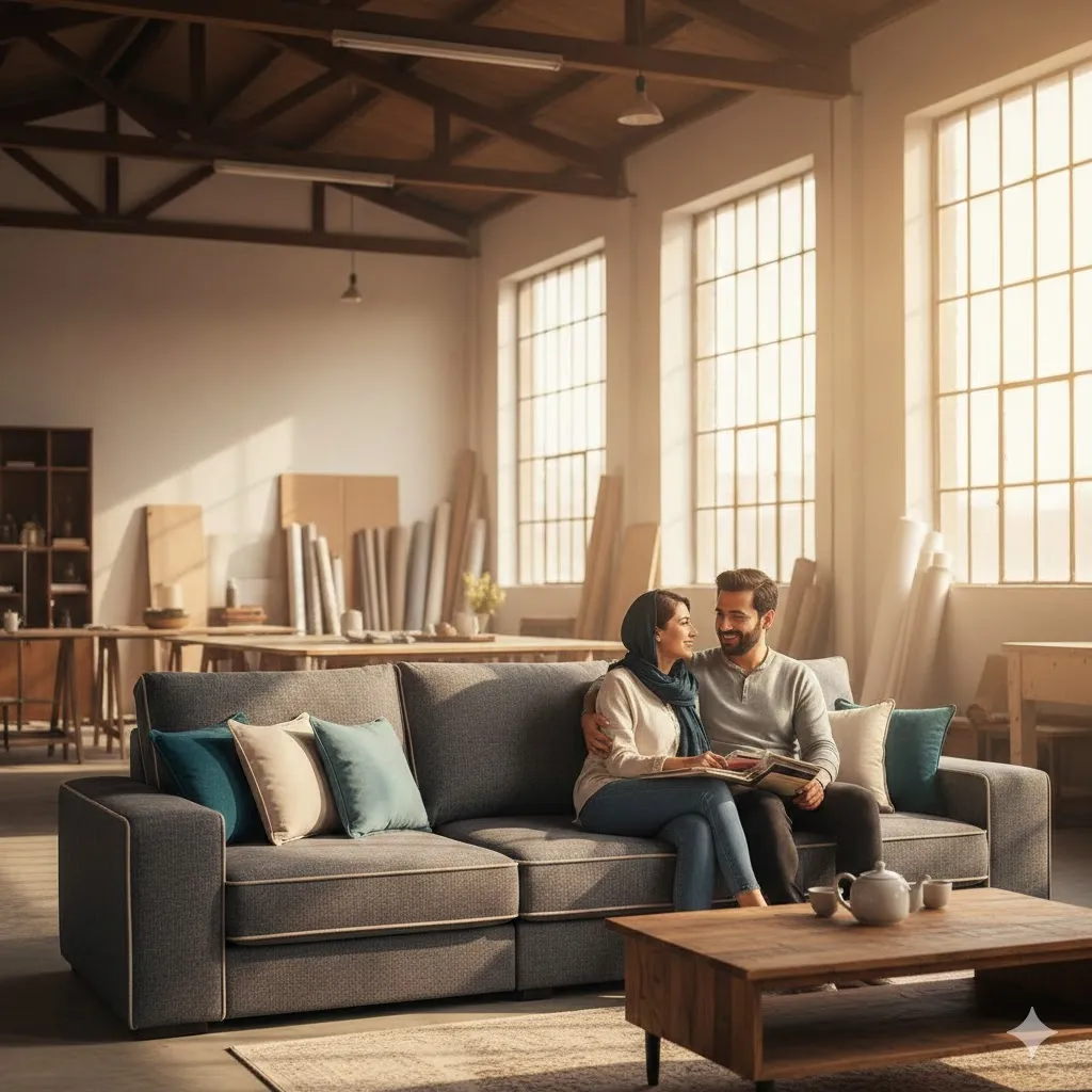 قیمت و خرید مبل ارزان از تولیدی در شرق تهران