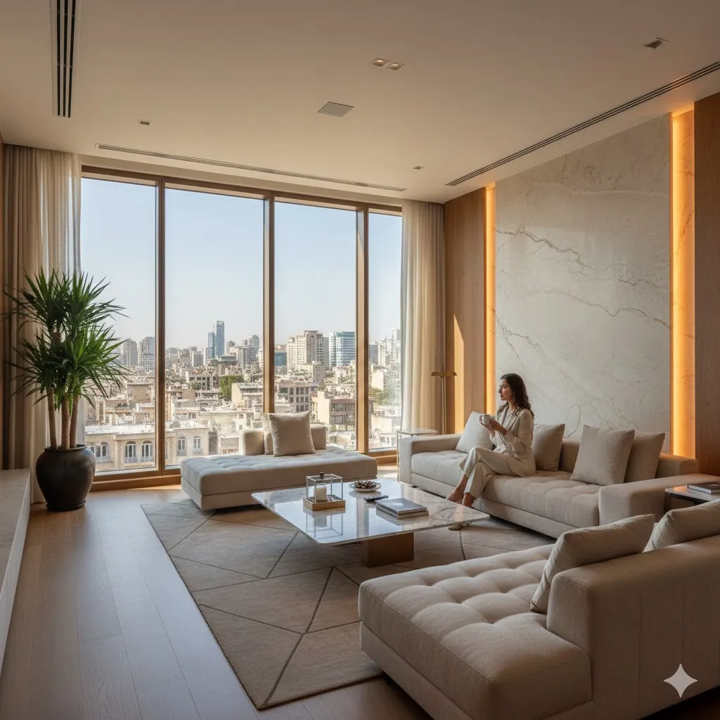 هزینه دکوراسیون و طراحی داخلی در شرق تهران