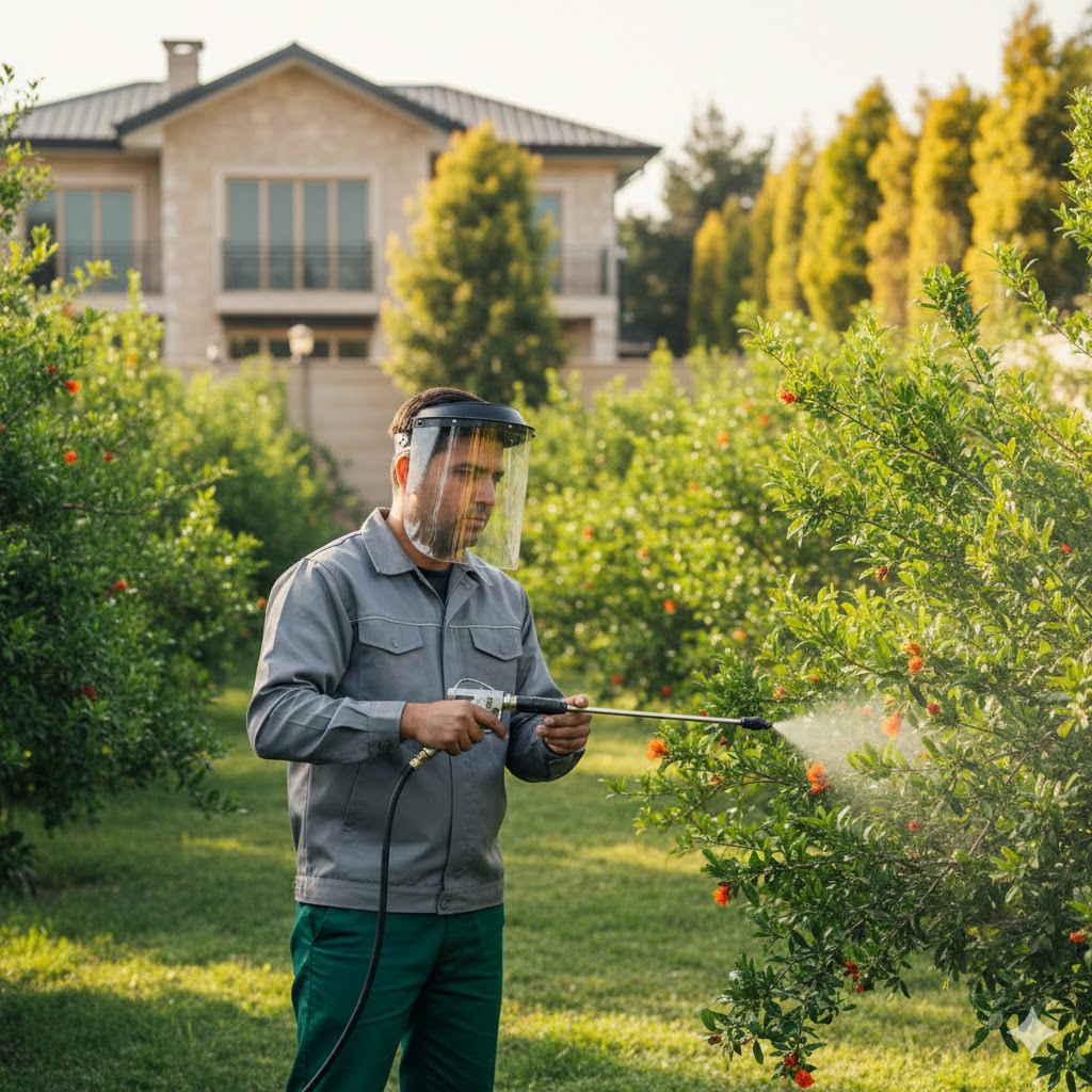 هزینه سمپاشی گیاهان و باغ در کرج