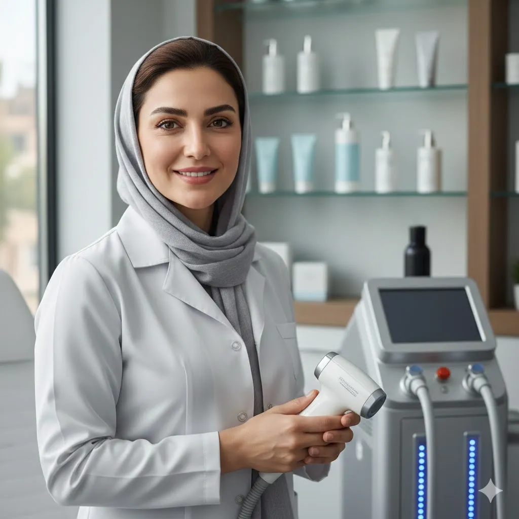 پزشک پوست و مو نزدیک من در تهران نارمک