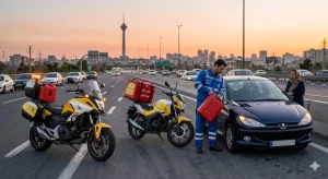 امداد خودرو و بنزین رسانی در تهران