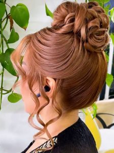 سالن زیبایی گلاریس رنگ و هایلایت میکاپ شینیون در مهرشهر کرج 5