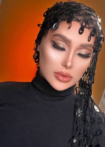عروس آرزو محمدی خدمات میکاپ و شینیون عروس در جهانشهر کرج