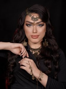 عروس آرزو محمدی خدمات میکاپ و شینیون عروس در جهانشهر کرج 4 1