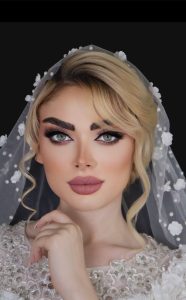 عروس آرزو محمدی خدمات میکاپ و شینیون عروس در جهانشهر کرج 8 1