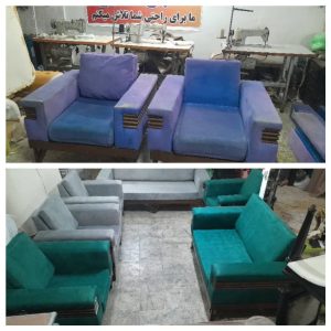 تعمیر مبل حمزه رویه کوبی رنگکاری لقی گیری ورق کاری در کرج فردیس 15