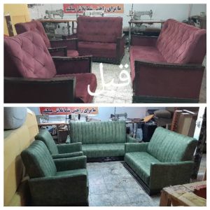 تعمیر مبل حمزه رویه کوبی رنگکاری لقی گیری ورق کاری در کرج فردیس 8