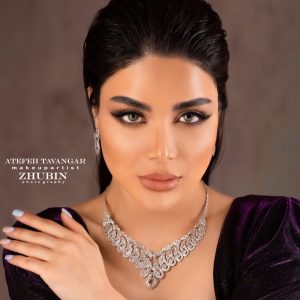 سالن زیبایی عاطفه توانگر میکاپ شینیون گریم عروس در مهر ویلا کرج 11