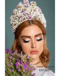 سالن زیبایی عاطفه توانگر میکاپ شینیون گریم عروس در مهر ویلا کرج 16