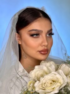 سالن زیبایی عاطفه توانگر میکاپ شینیون گریم عروس در مهر ویلا کرج 3