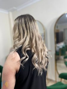 سالن زیبایی فرزانه محمدی رنگ و مش کراتین مو در جنت آباد مرکزی 2