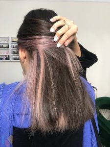 سالن زیبایی فرزانه محمدی رنگ و مش کراتین مو در جنت آباد مرکزی 5