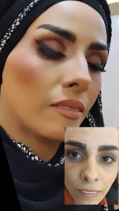 سالن زیبایی مهرانگیز میکاپ و شینیون و رنگ و مش در سالاریه قم 13
