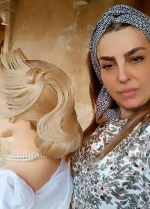 سالن زیبایی مهرانگیز میکاپ و شینیون و رنگ و مش در سالاریه قم 8