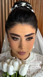 زیبایی مینل میکاپ شینیون گریم عروس در تهران هروی 12