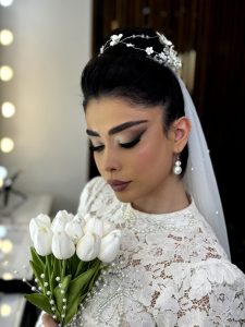زیبایی مینل میکاپ شینیون گریم عروس در تهران هروی 4