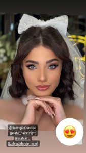 زیبایی مینل میکاپ شینیون گریم عروس در تهران هروی 5