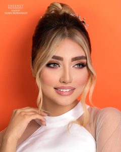 سما ‏محمدی ‏‏میکاپ ‏عروس ‏میکاپ ‏همراه ‏کاشت ‏مژه ‏موقت 13