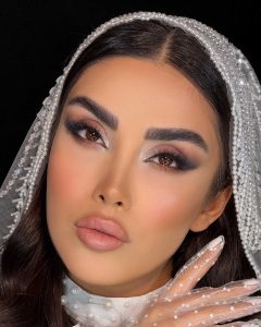 سما ‏محمدی ‏‏میکاپ ‏عروس ‏میکاپ ‏همراه ‏کاشت ‏مژه ‏موقت 14