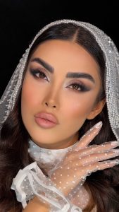سما ‏محمدی ‏‏میکاپ ‏عروس ‏میکاپ ‏همراه ‏کاشت ‏مژه ‏موقت 15