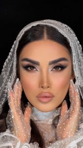 سما ‏محمدی ‏‏میکاپ ‏عروس ‏میکاپ ‏همراه ‏کاشت ‏مژه ‏موقت 17