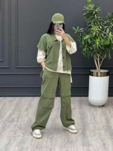 ‏خانمی ‏خرید ‏ست ‏کت ‏و دامن ‏و تیشرت ‏زنانه ‏و مانتو ‏دخترانه ‏در ‏قزوین ‏بشاریات 8