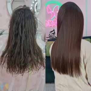 مرکز زیبایی حمیده خدمات کراتین و صافی و احیای مو در نارمک تهران 2