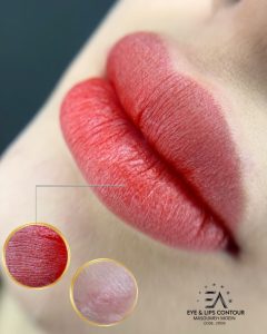 معصومه معین آرایش دائم میکروبلیدینگ میکروپیگمنتیشن در قم بلوار عطاران 14