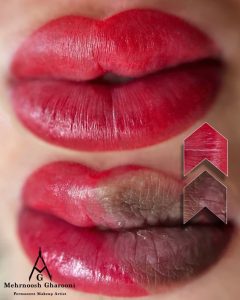 تخصصی قارونی آرایش دائم شیدینگ لب و فیبروز ابرو و میکروبلیدینگ ابرو در مشهد بلوار هاشمیه 16