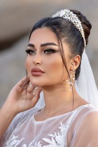 عروس سرا حلی رز بروزترین میکاپ کارعروس شینیون کار عروس بازدید عروس در کرج مهرویلا 12