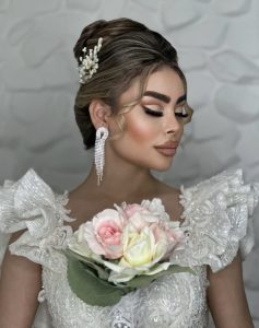 عروس سرا حلی رز بروزترین میکاپ کارعروس شینیون کار عروس بازدید عروس در کرج مهرویلا 17