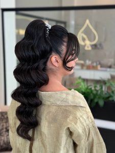 یگانه آموزش و خدمات شینیون شینیون اروپایی شینیون سالنی شینیون عروس در کرج گوهردشت 4